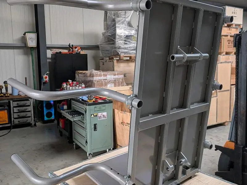 Rungengestell Jansen MSK-500, Rückewagen-Wanne, Meterholz – Bild 4
