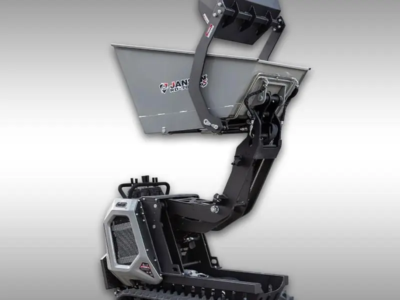 Raupendumper Jansen RD-700pro S, Selbstlader, Hochentlader, hyd – Bild 2