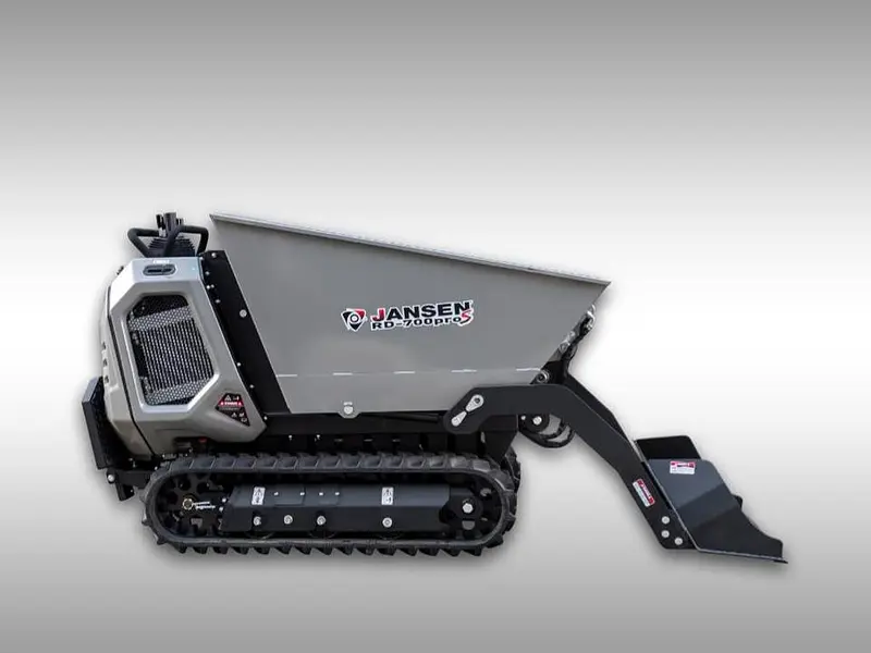 Raupendumper Jansen RD-700pro S, Selbstlader, Hochentlader, hyd – Bild 3