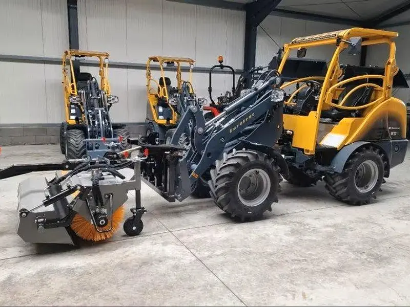 Kehrmaschine Jansen JK-130, Traktor Kehrmaschine, Auffangbehälter – Bild 3