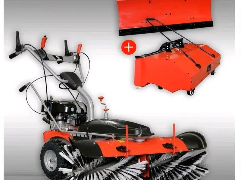 Kehrmaschine Jansen MKB 500 E Schneeschild Auffangbehälter