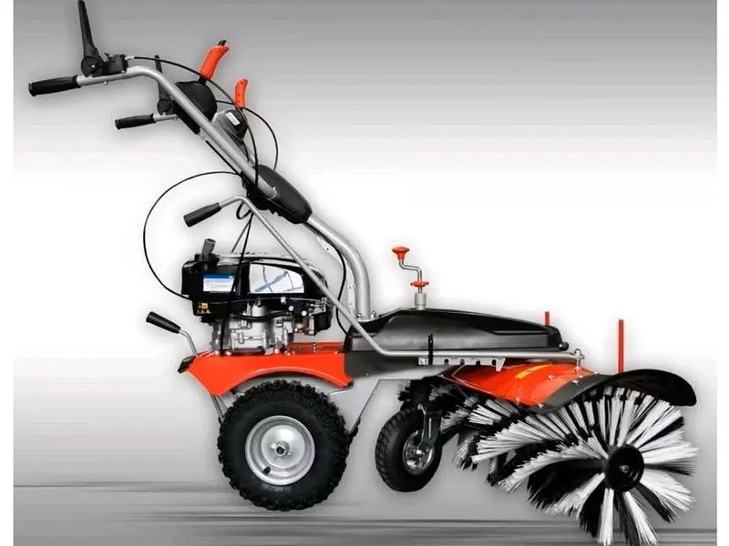 Kehrmaschine Jansen MKB 500 E Schneeschild Auffangbehälter – Bild 4