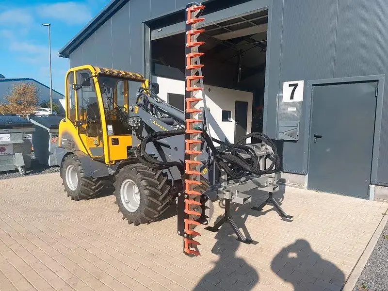 Traktor Hecken Schere Jansen THS-180, Mähbalken, Euroaufnahme