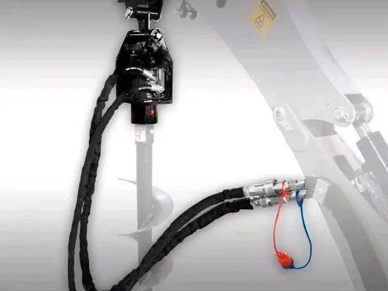 Hydraulik Erdbohrgerät Jansen HBG-1500, Minibagger,Traktor – Bild 8