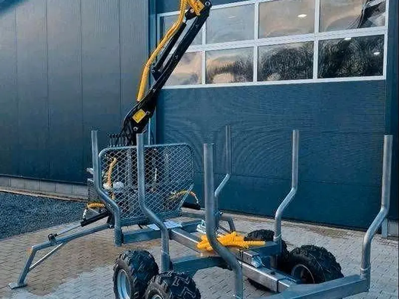 Rückwagen Jansen HRW 30, Forstanhänger, Kran, Ladewagen – Bild 2
