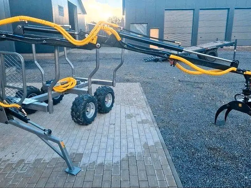 Rückwagen Jansen HRW 30, Forstanhänger, Kran, Ladewagen – Bild 5