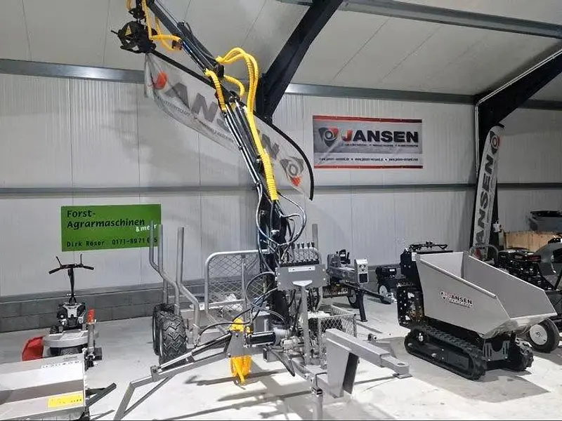 Rückwagen Jansen HRW 30, Forstanhänger, Kran, Ladewagen – Bild 12