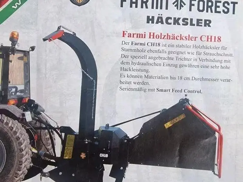 Farmi Forest Häcksler, Hächsler, Schredder, Holzhäcksler