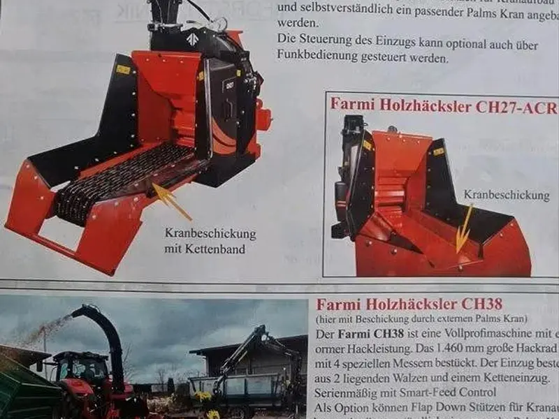 Farmi Forest Häcksler, Hächsler, Schredder, Holzhäcksler – Bild 3