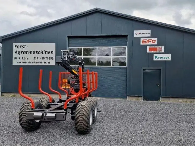 Rückewagen Palms mit Kran FA 7.70/3.63 Forstanhänger Finanzierung – Bild 6