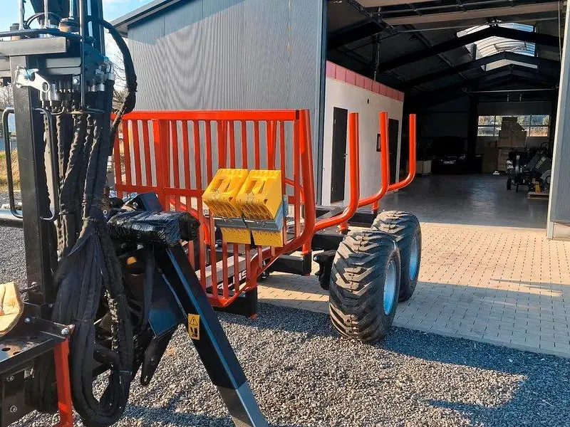 Rückewagen Palms FA 7.70/3.63, Forstanhänger, Kran, Holzzange – Bild 13