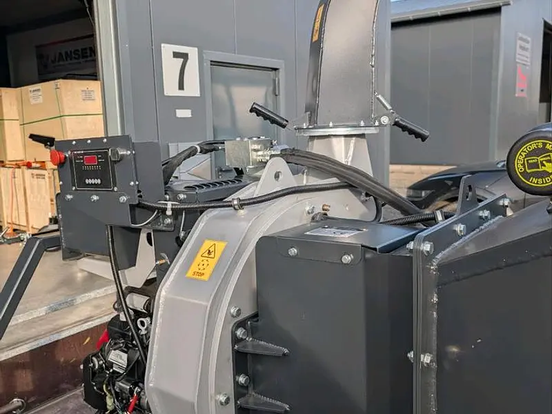 Schredder Jansen GTS-5000H Häcksler 22 PS HONDA Einzug hyd. – Bild 4